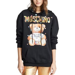 Moschino Christmas Teddy Bear Sweatshirt Black