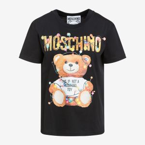 Moschino Christmas Teddy Bear T-Shirt Black