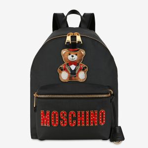Moschino Circus Teddy Bear Backpack Black