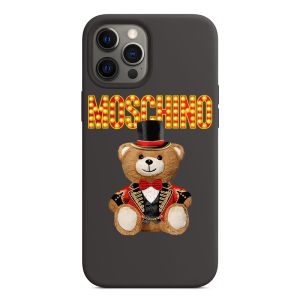 Moschino Circus Teddy Bear iPhone Case Black