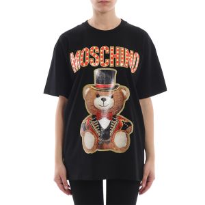 Moschino Circus Teddy Bear T-Shirt Black