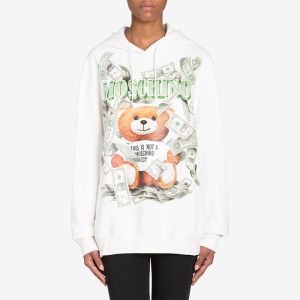 Moschino Dollar Teddy Bear Sweatshirt White