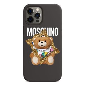 Moschino Frame Teddy Bear iPhone Case Black