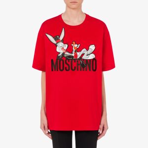 Moschino Looney Tunes Bugs Bunny T-Shirt Red