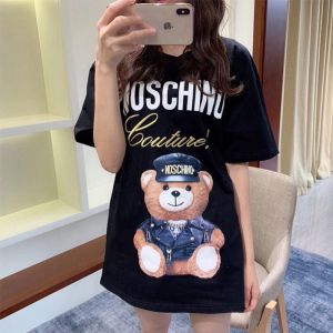 Moschino Loves Printemps Teddy Bear T-Shirt Black
