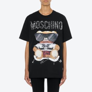 Moschino Mixed Teddy Bear T-Shirt Black