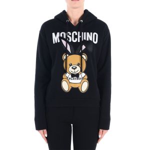 Moschino Playboy Teddy Bear Sweatshirt Black