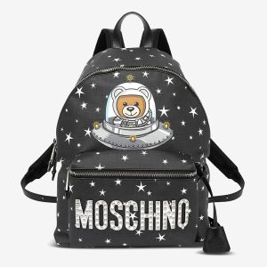 Moschino Ufo Teddy Bear Backpack Black