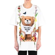 Moschino Botanical Teddy Bear T-Shirt White