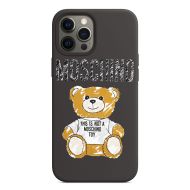 Moschino Brushstroke Teddy Bear iPhone Case Black