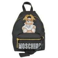 Moschino Brushstroke Teddy Bear Mini Backpack Black