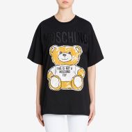 Moschino Brushstroke Teddy Bear T-Shirt Black