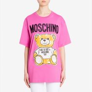 Moschino Brushstroke Teddy Bear T-Shirt Rose