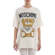 Moschino Brushstroke Teddy Bear T-Shirt White