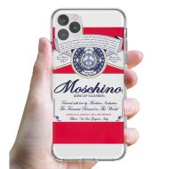 Moschino x Budweiser iPhone Case Transparent