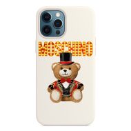 Moschino Circus Teddy Bear iPhone Case White