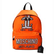 Moschino Clamp Marks Large Backpack Orange