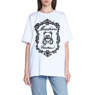 Moschino Cord Teddy Bear T-Shirt White