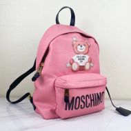 Moschino Cross Teddy Bear Large Backpack Pink