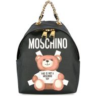 Moschino Cross Teddy Bear Medium Backpack Black