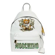 Moschino Dollar Teddy Bear Backpack White