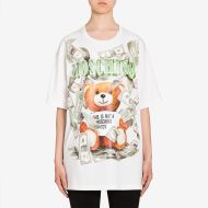 Moschino Dollar Teddy Bear T-Shirt White