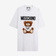 Moschino Furry Teddy Bear T-Shirt White