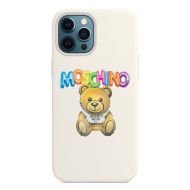 Moschino Inflatable Teddy Bear iPhone Case White