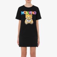 Moschino Inflatable Teddy Bear Short Dress Black