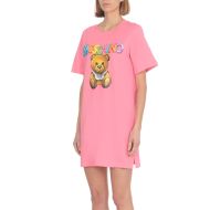 Moschino Inflatable Teddy Bear Short Dress Pink