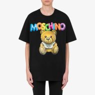 Moschino Inflatable Teddy Bear T-Shirt Black