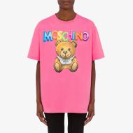 Moschino Inflatable Teddy Bear T-Shirt Pink