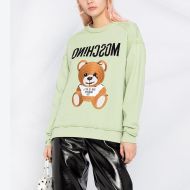 Moschino Inside Out Teddy Bear Sweater Green