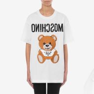 Moschino Inside Out Teddy Bear T-Shirt White