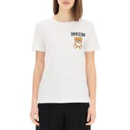 Moschino Inside Out Teddy Bear Slim T-Shirt White