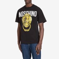 Moschino Lion Head Handle T-Shirt Black