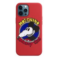 Moschino Mickey Rat iPhone Case Red