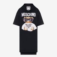 Moschino Micro Teddy Bear Jersey Dress Black