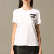 Moschino Micro Teddy Bear Slim T-Shirt White