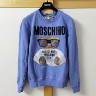 Moschino Micro Teddy Bear Sweater Sky Blue