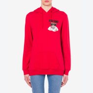 Moschino Micro Teddy Bear Sweatshirt Red