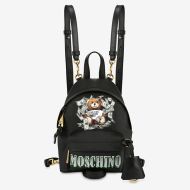 Moschino Dollar Teddy Bear Mini Backpack Black