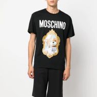 Moschino Mirror Teddy Bear T-Shirt Black