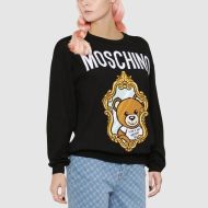 Moschino Mirror Teddy Bear Sweater Black