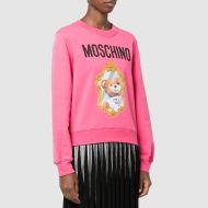Moschino Mirror Teddy Bear Sweater Pink
