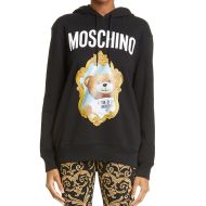Moschino Mirror Teddy Bear Sweatshirt Black