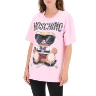 Moschino Mixed Teddy Bear T-Shirt Pink