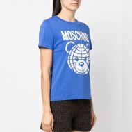 Moschino Organic Teddy Bear T-Shirt Blue