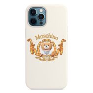 Moschino Oscar Teddy Bear iPhone Case White