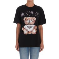 Moschino Painted Teddy Bear T-Shirt Black